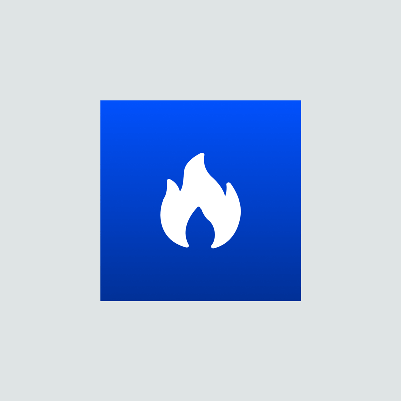 betapp-boosting-user-retention-icon A white flame icon representing the goal of boosting user retention on the BetApp platform.