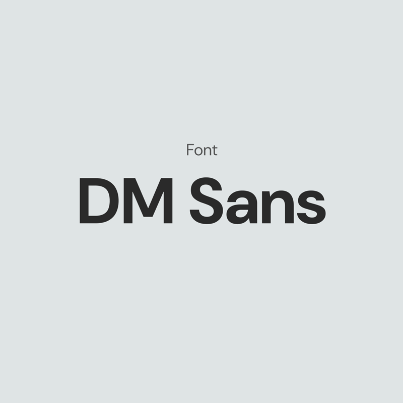 betapp-typography-dm-sans-font A visual example of the DM Sans typeface, selected for the BetApp landing page design system.