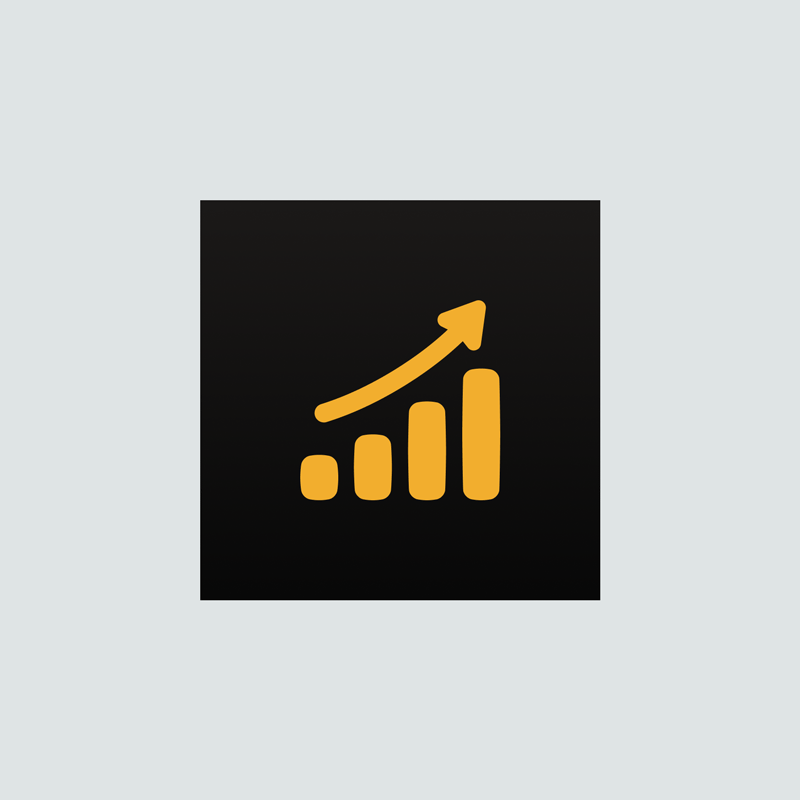 ux-engagement-boost-icon Rising bar chart icon symbolizing the boost in user engagement.