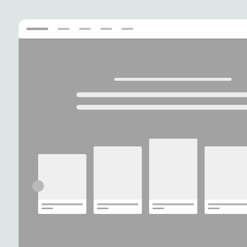 as-genius-homepage-ux-wireframe-journey A low-fidelity wireframe of the AS Genius homepage, showing the planned structure for the dynamic hero carousel and service sections.